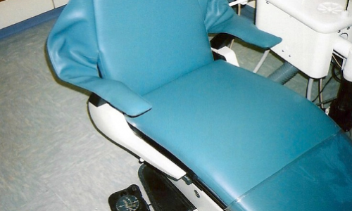 Miller Upholstery - Dental Chair Reupholstery After